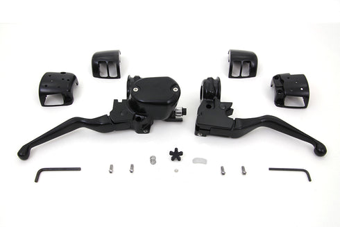 V-Twin Handlebar Control Kit Black - 22-0835