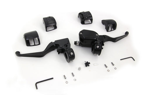 V-Twin Handlebar Control Kit Black - 22-0836