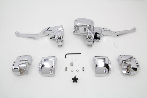 V-Twin Handlebar Control Kit Chrome - 22-0839