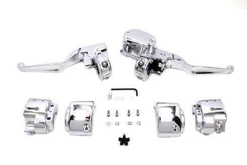 V-Twin Handlebar Control Kit Chrome - 22-0841