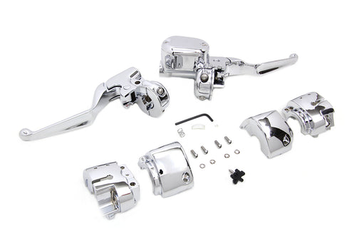 V-Twin Handlebar Control Kit Chrome - 22-0841