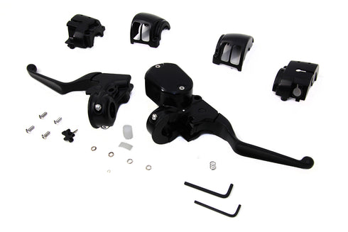 V-Twin Handlebar Control Kit Black - 22-0842