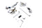 V-Twin FXST Forward Control Set Chrome - 22-0873