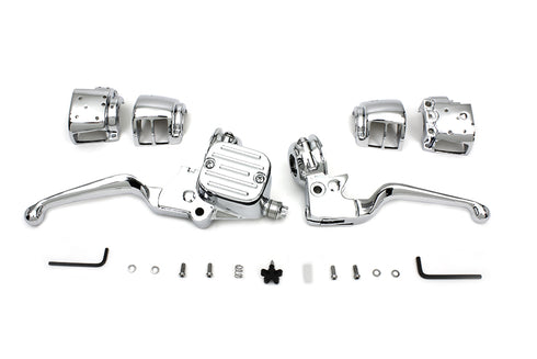 V-Twin Chrome Handlebar Control Kit - 22-0877