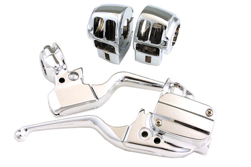 V-Twin Chrome Handlebar Control Kit - 22-0880
