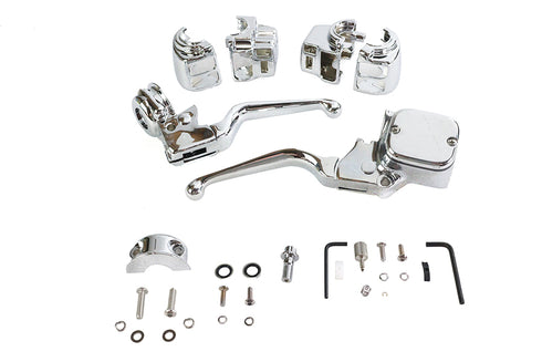 V-Twin Chrome Handlebar Control Kit - 22-0881