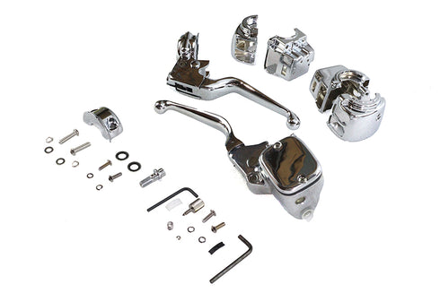 V-Twin Chrome Handlebar Control Kit - 22-0881