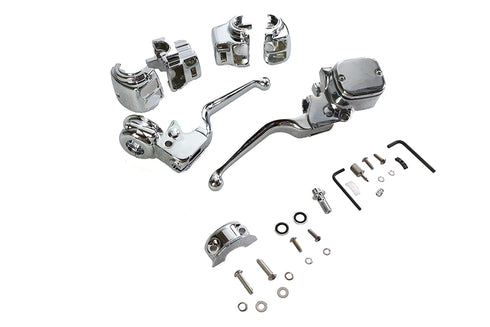 V-Twin Chrome Handlebar Control Kit - 22-0881