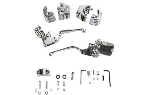 V-Twin Chrome Handlebar Control Kit - 22-0881