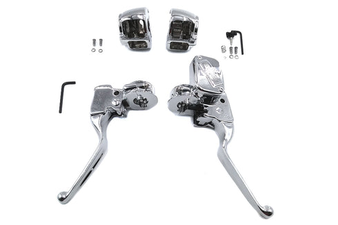 V-Twin Handlebar Control Kit Chrome - 22-0886