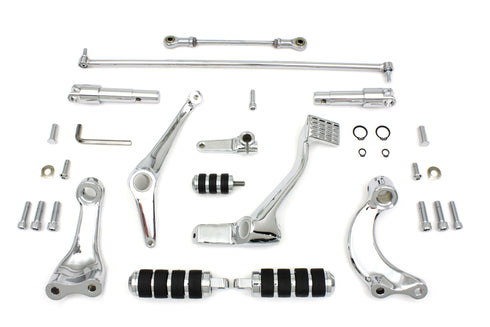 V-Twin Chrome Forward Control Kit - 22-0900