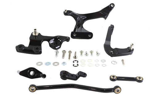 AEE AEE Mid Control Set Gloss Black Brake Side - 22-0942