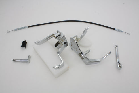 V-Twin Chrome Foot Clutch Kit - 22-0951