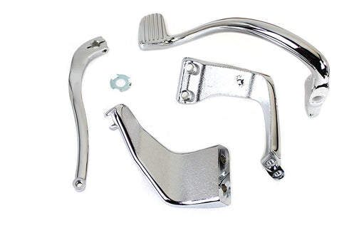 V-Twin Chrome Further Forward Mid Control Kit - 22-0956