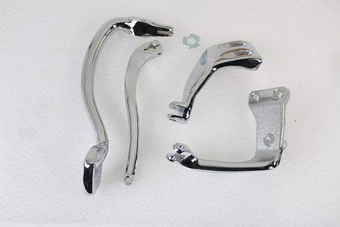 V-Twin Chrome Further Forward Mid Control Kit - 22-0956