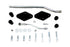 V-Twin Reduced Reach Forward Control Kit - 22-0960
