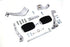 V-Twin Chrome 3 inch Extension Mid Control Kit with Mini Footboards - 22-0961