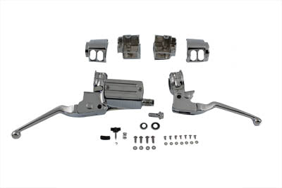 V-Twin Chrome Handlebar Control Kit - 22-1069