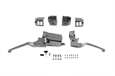 V-Twin Chrome Handlebar Control Kit - 22-1076