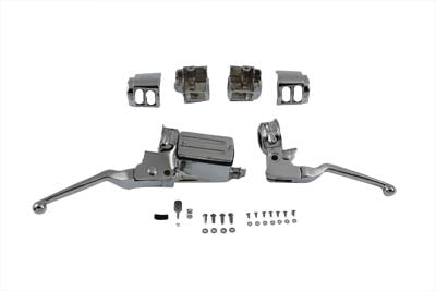 V-Twin Chrome Handlebar Control Kit - 22-1099