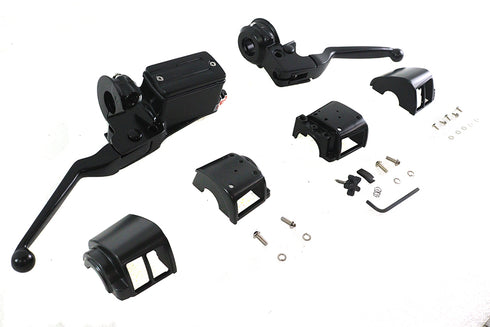 V-Twin Handlebar Control Kit Black - 22-1164