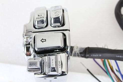 V-Twin Chrome Handlebar Control Kit - 22-1169