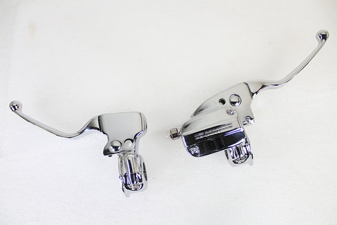 V-Twin Chrome Handlebar Control Kit - 22-1169