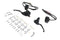 V-Twin Matte Black Handlebar Control Kit - 22-1170