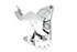 V-Twin Rocker Clutch Pedal Assembly Chrome - 22-1676
