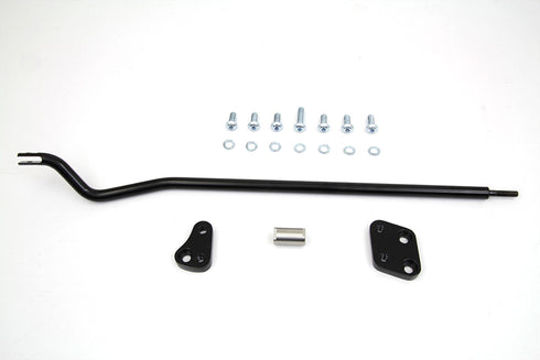 V-Twin Reduced Reach Forward Control Adapter Kit Gloss Black - 22-1679
