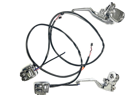 V-Twin Handlebar Control Kit Chrome - 22-1842
