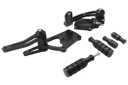 Ultima Ultima Billet Forward Control Kit Black - 22-7331