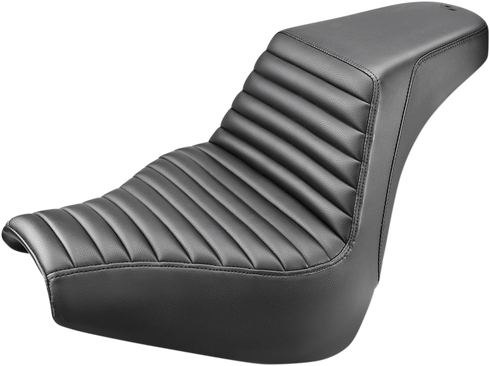 SADDLEMEN Step-Up Seat - Front Tuck-n-Roll - Black - FXBR/S '18-'20 818-31-171