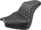 SADDLEMEN Step-Up Seat - Front Lattice Stitch - Black - FXBR/S '18-'20 818-31-172