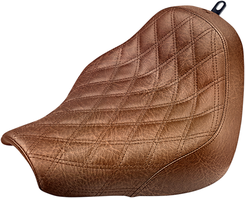 SADDLEMEN Renegade Solo Seat - Lattice Stitched - Brown - FXBR/S '18-'20 818-31-002BLS