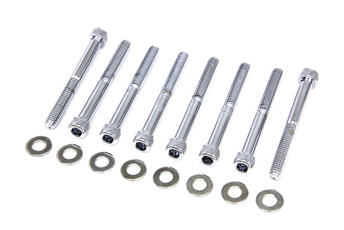 Colony Chrome Engine Case Allen Type Screw Kit - 2217-8
