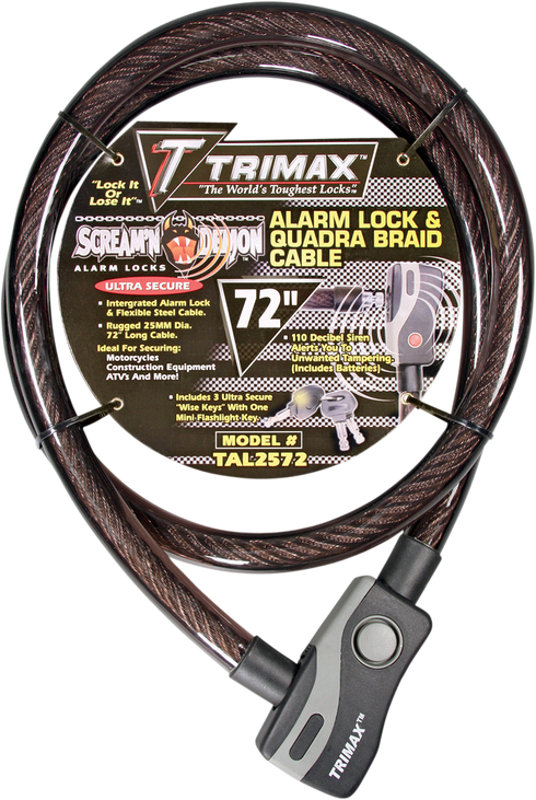 TRIMAX TRIMAX Alarm Cable Lock TAL2572 - 4010-0187