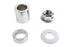 Colony Rear Axle Spacer Kit Smooth Style Chrome - 2257-4