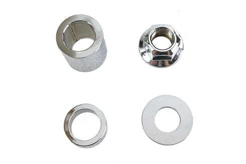 Colony Rear Axle Spacer Kit Smooth Style Chrome - 2257-4