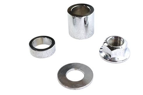 Colony Rear Axle Spacer Kit Smooth Style Chrome - 2257-4