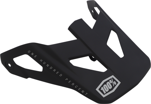 100% Youth Status Visor - Black 89039-00001