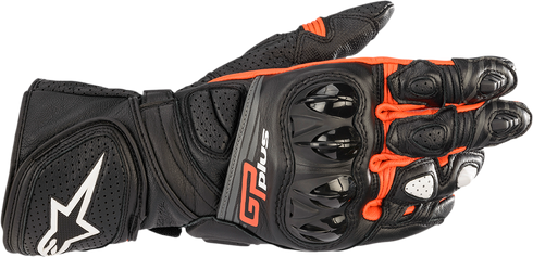 ALPINESTARS GP Plus R v2 Gloves - Black/Fluo Red - 2XL 3556520-1030-2X