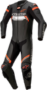 ALPINESTARS Missile Ignition v2 1-Piece Leather Suit - Black/Red Fluo - US 48 / EU 58 3150222-1030-58