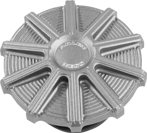 ARLEN NESS Vented Gas Cap - 10 Gauge - Titanium 701-007