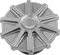 ARLEN NESS Vented Gas Cap - 10 Gauge - Titanium 701-007