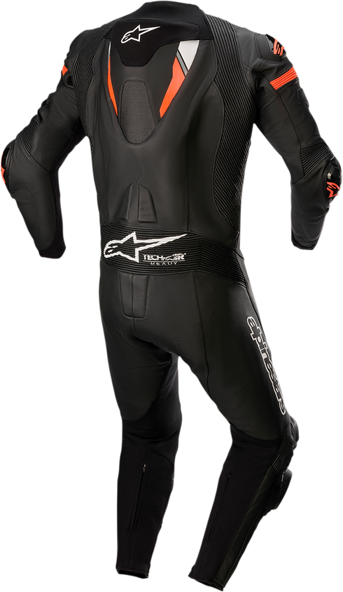 ALPINESTARS Missile Ignition v2 1-Piece Leather Suit - Black/Red Fluo - US 46 / EU 56 3150222-1030-56