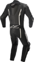 ALPINESTARS Missile v2 1-Piece Leather Suit - Black/White - US 50 / EU 60 3150122-12-60