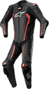 ALPINESTARS Missile v2 1-Piece Leather Suit - Black/Red Fluo - US 48 / EU 58 3150122-1030-58