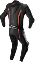 ALPINESTARS Missile v2 1-Piece Leather Suit - Black/Red Fluo - US 44 / EU 54 3150122-1030-54