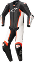 ALPINESTARS Missile v2 - 1-Piece Leather Suit - Black/White/Red Fluo - US 44 / EU 54 3150122-1231-54